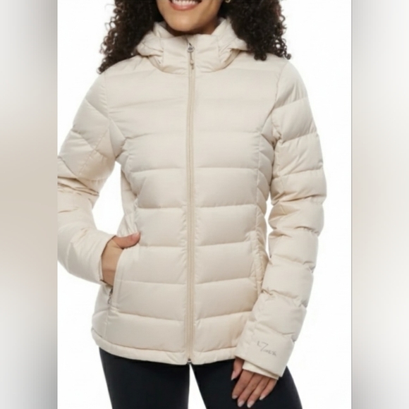 Jackets & Blazers - Paradox Lightweight Puffer Jacket Cream Colour Duck Down Size XXL NWT
